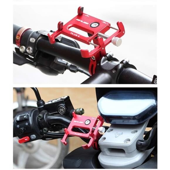 Bike Phone Mount Holder, Aluminum Phone Holder Mount with 360° Rotation - Picture 7 of 16